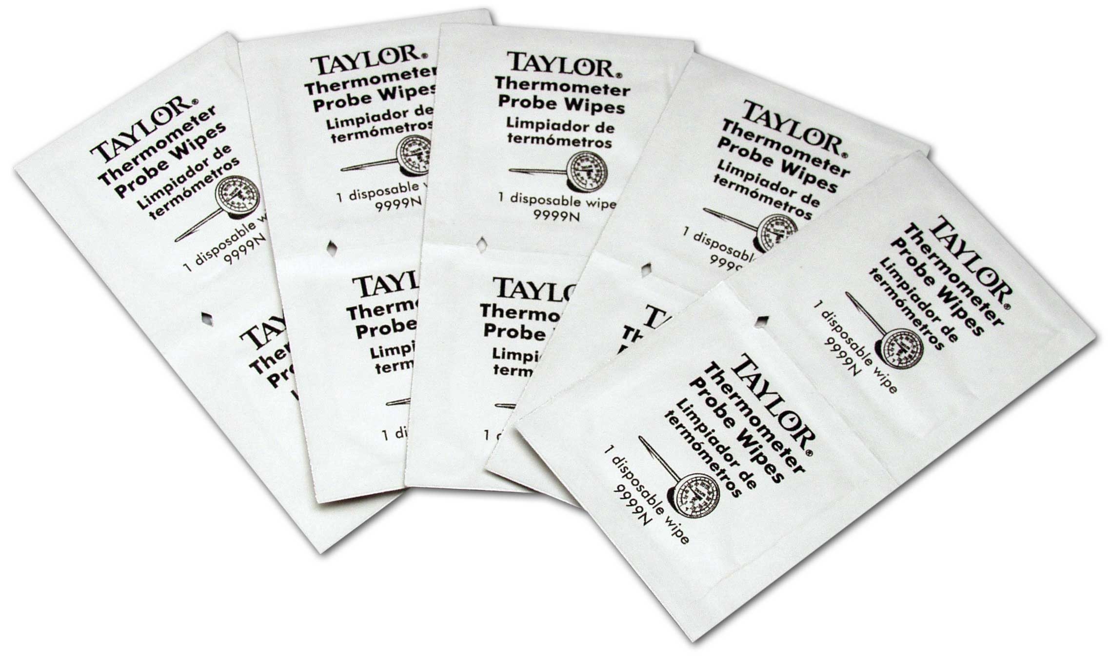 Taylor Wipe Probe 70 Percent Alcohol, 100 Count -- 10 Per Case