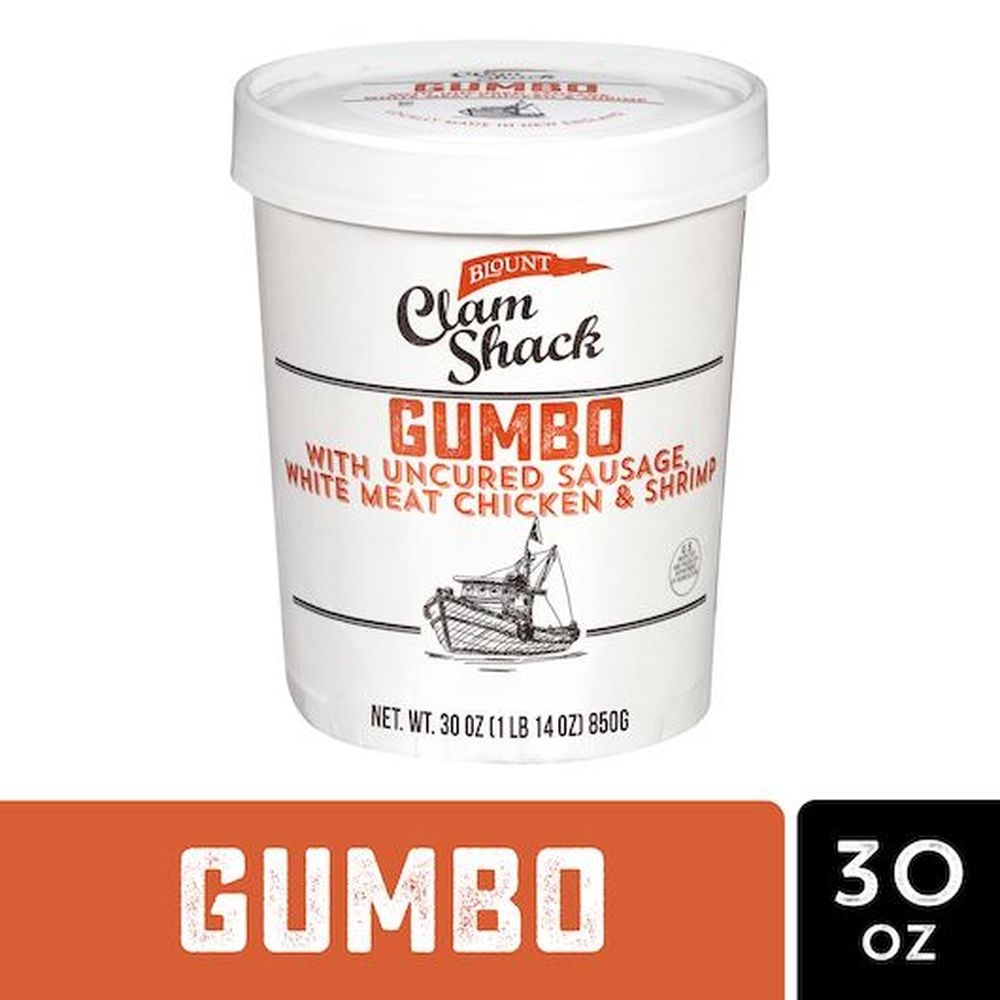 Blount Clam Shack Gumbo with Uncured Sausage White Meat Chicken and Shrimp, 30 Ounce -- 8 per case