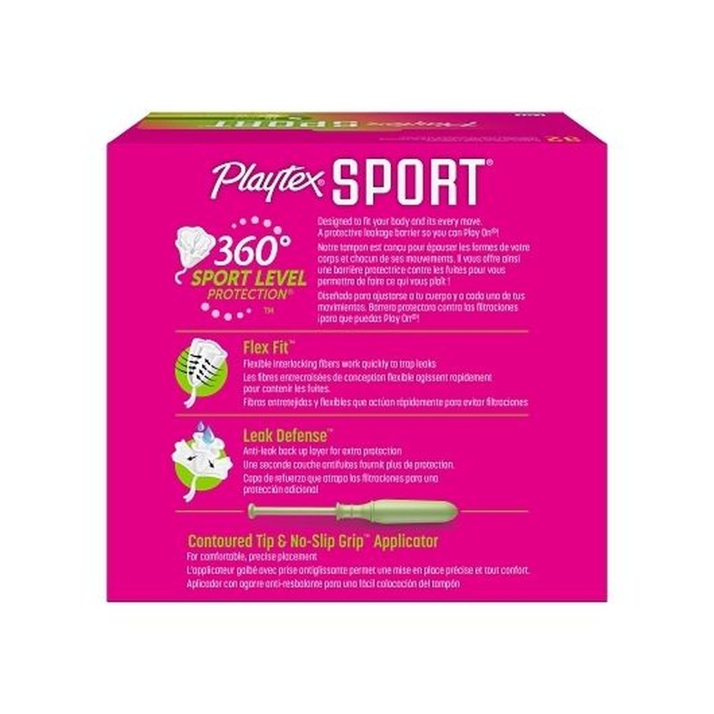 Playtex Sport Multi Pack Tampons, 32 Count -- 12 Per Case