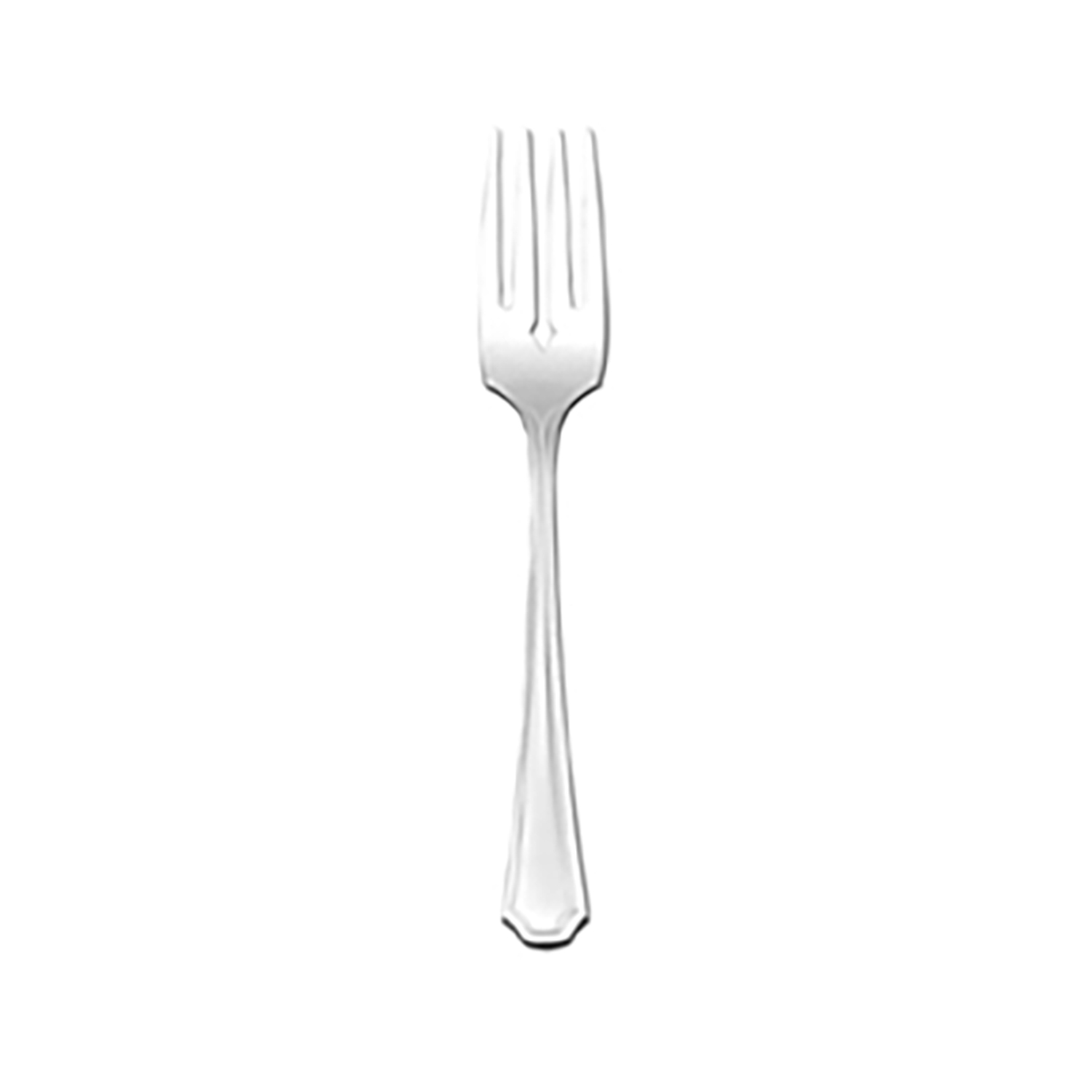 Oneida Seneca Silverplate Salad Pastry Fork, 6.5 Inch -- 36 Per Case