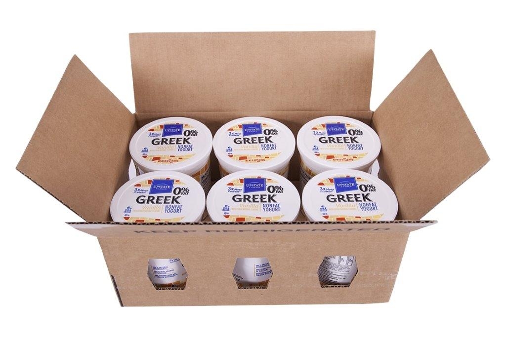 Upstate Farms Greek Nonfat Blended Vanilla Yogurt, 32 Ounce -- 6 Per Case
