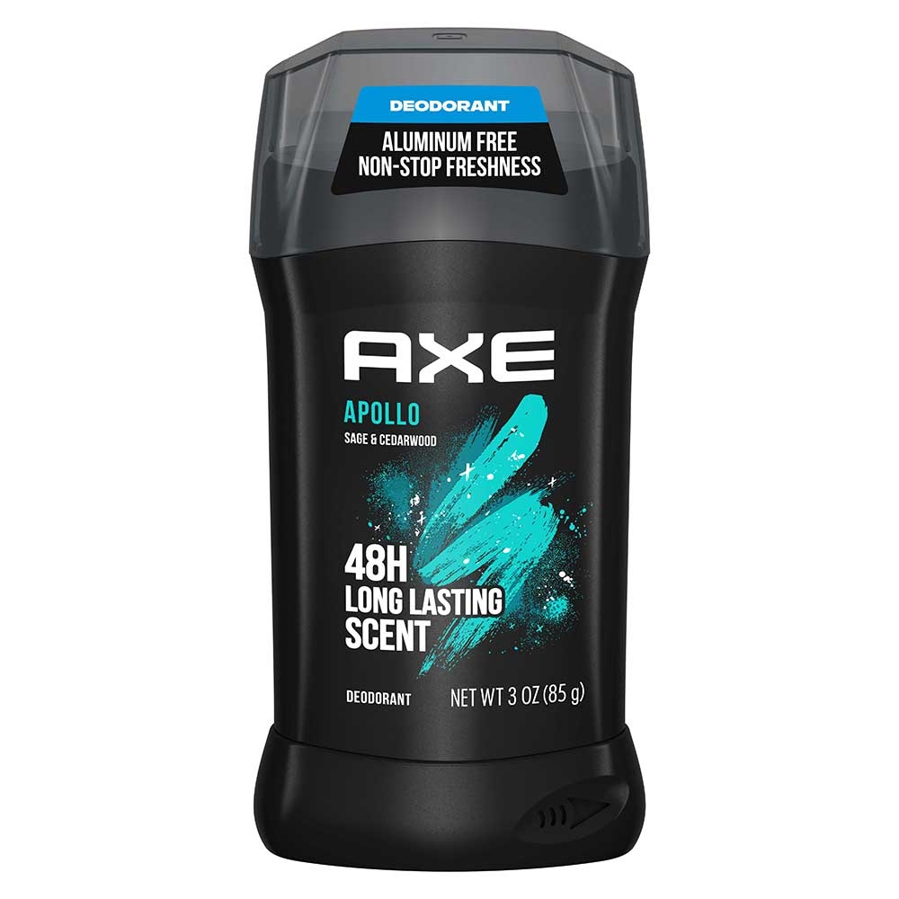 Axe Apollo Deodorant Stick, 3 Ounce -- 12 Per Case