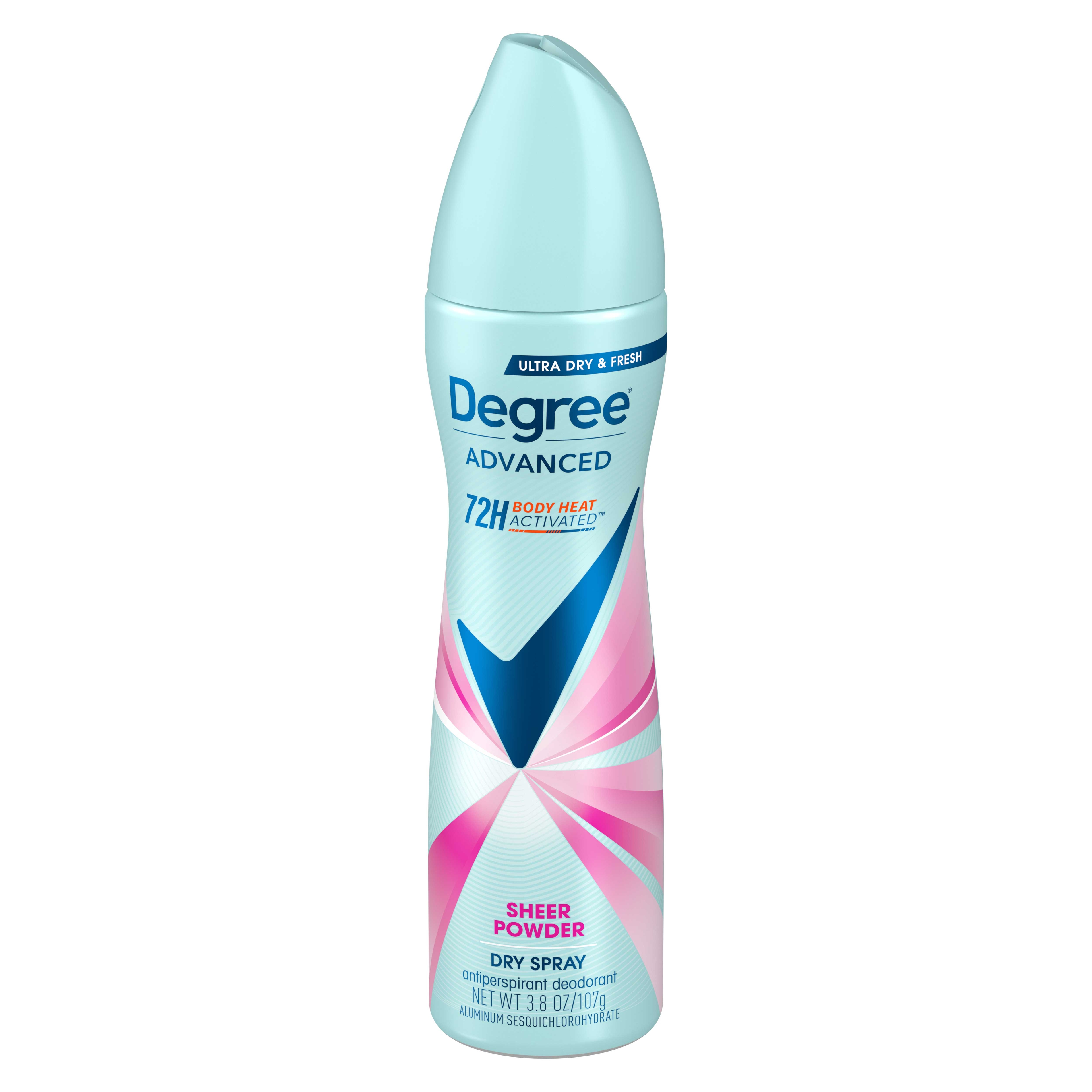 Degree Motionsense Sheer Powder Antiperspirant Dry Spray, 3.8 Ounce -- 12 Per Case