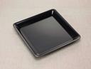 Conserve Black Square Tray, 14 x 14 inch -- 25 per case.