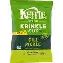 Kettle Foods Dill Pickle Krinkle Cut Potato Chips, 2 Ounce -- 6 per case.