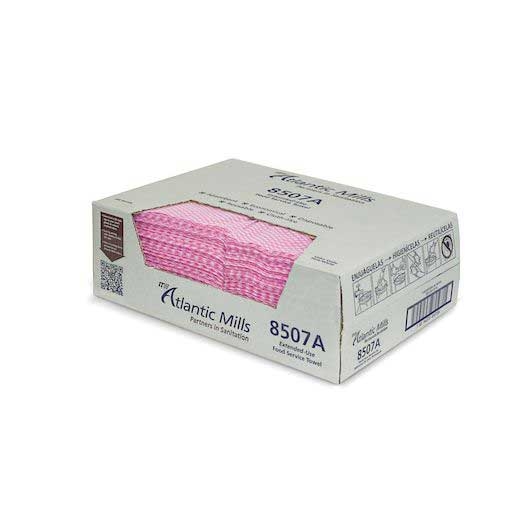 Kerri Kleen Econo Pink with White Wipe, 13 x 20 inch -- 200 per case