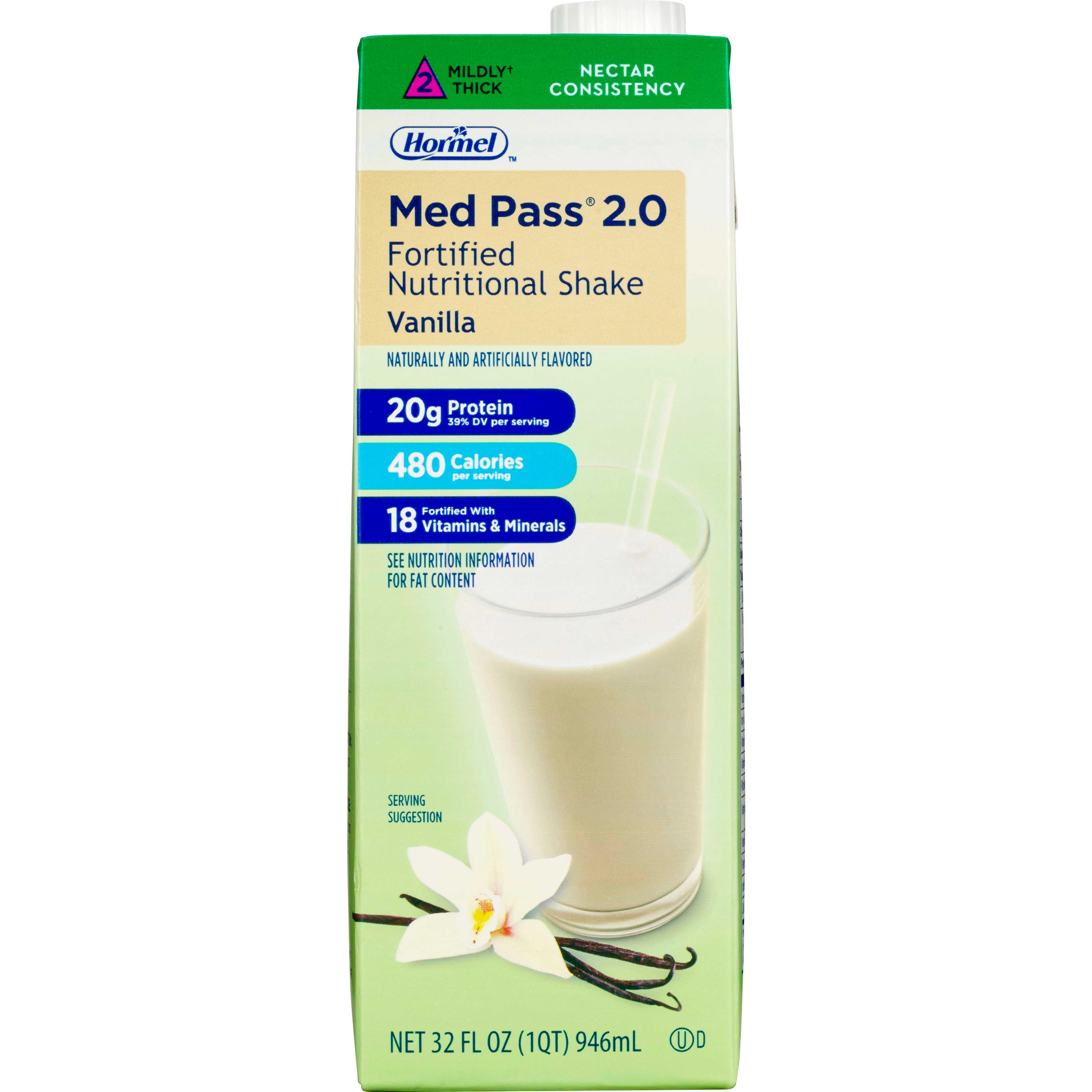 Med Pass 2.0 Vanilla, 32 Ounce -- 12 Per Case