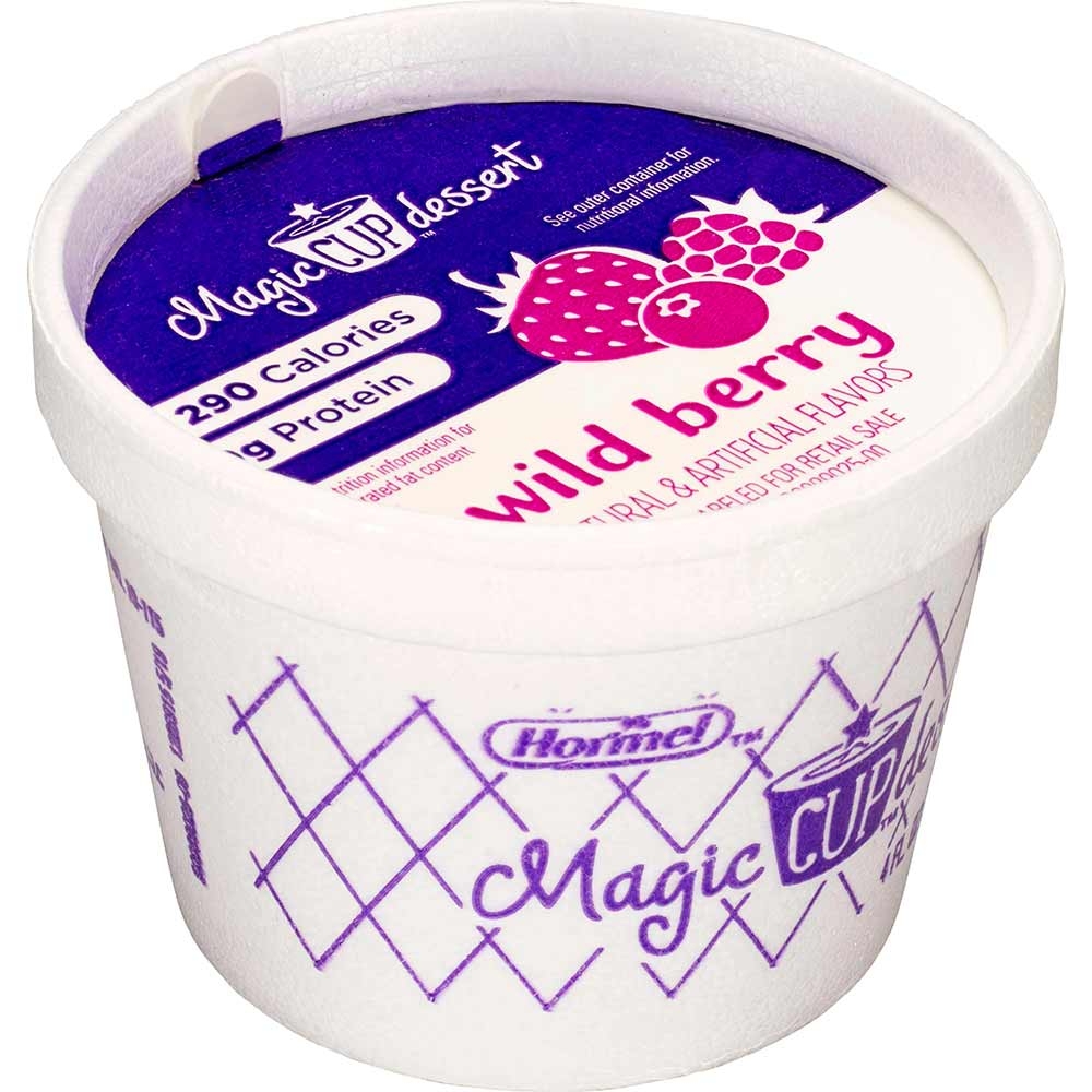 Magic Cup Fortified Nutrition Wild Berry, 4 Ounce -- 48 per case.