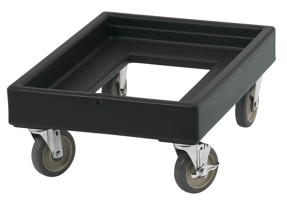 Cambro Black Camdolly with Handle for 100MPC, 19.6 x 28.6 x 10 inch.