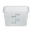 Translucent 7 1/4in X 7 1/4in X 3 7/8in Camsquare Food Storage Containers - 2 Quart -- 6 Each