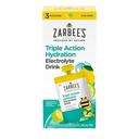 Zarbees Triple Action Hydration Lemon Lime Electrolyte Drink, 15 Fluid Ounce - 12 per case