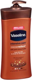 Vaseline Intensive Care Cocoa Radiant with Pure Coco Butter Body Lotion, 20.3 Ounce -- 4 per case.