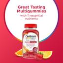 Centrum Multi Plus Omega 3 Dual Action Adult Multivitamin MultiGummies, 110 count -- 12 per case