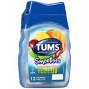 Tums Extra Strength 750 Smoothies Assorted Fruit Chewable Tablets - 12 count per pack -- 72 packs per case