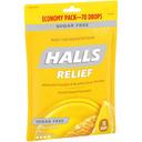 Halls Sugar Free Honey Lemon Cough Drops, 7.648 Ounce -- 12 per case