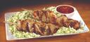 Expresco Fully Cooked Chicken Thigh Skewer - 24 count per pack -- 2 packs per case