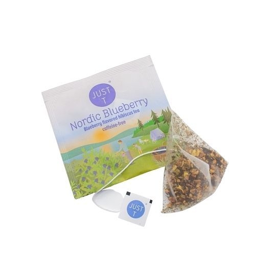 Just T Nordic Blueberry Fruit Tea - Pyramid Box, 20 count -- 6 per case