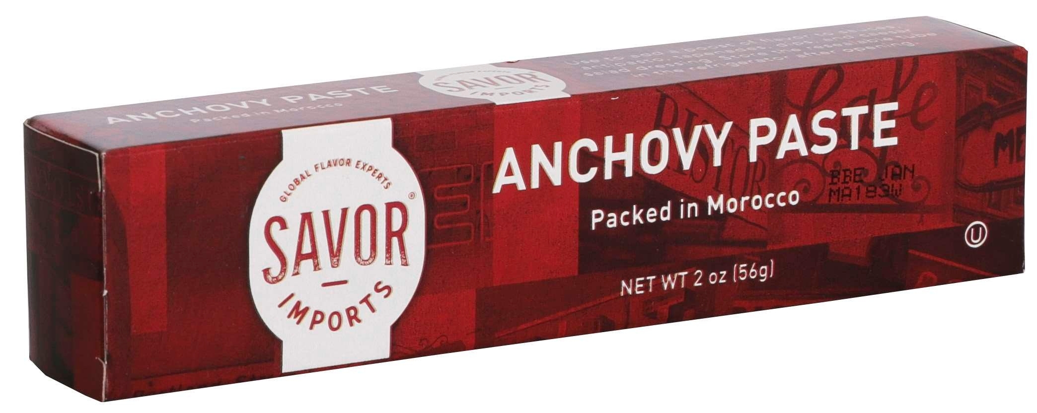 Savor Imports Anchovy Paste, 2 Ounce -- 96 per case