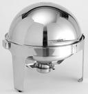 American Metalcraft Adagio Stainless Steel Round Chafer, 18 x 18 1/2 x 18 inch