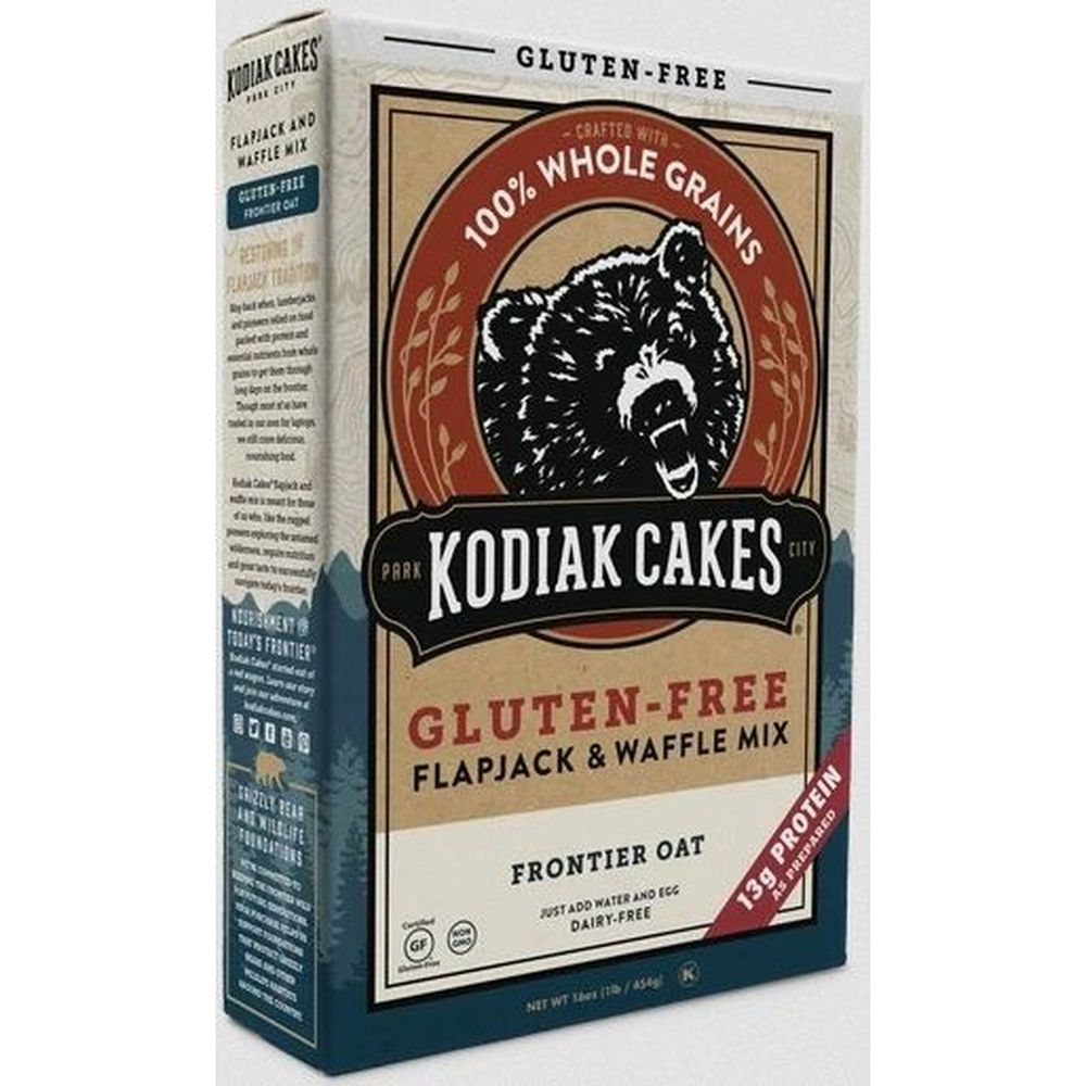 Kodiak Cakes Gluten Free Frontier Oat Flapjack And Waffle Mix, 16 Ounce -- 6 Per Case