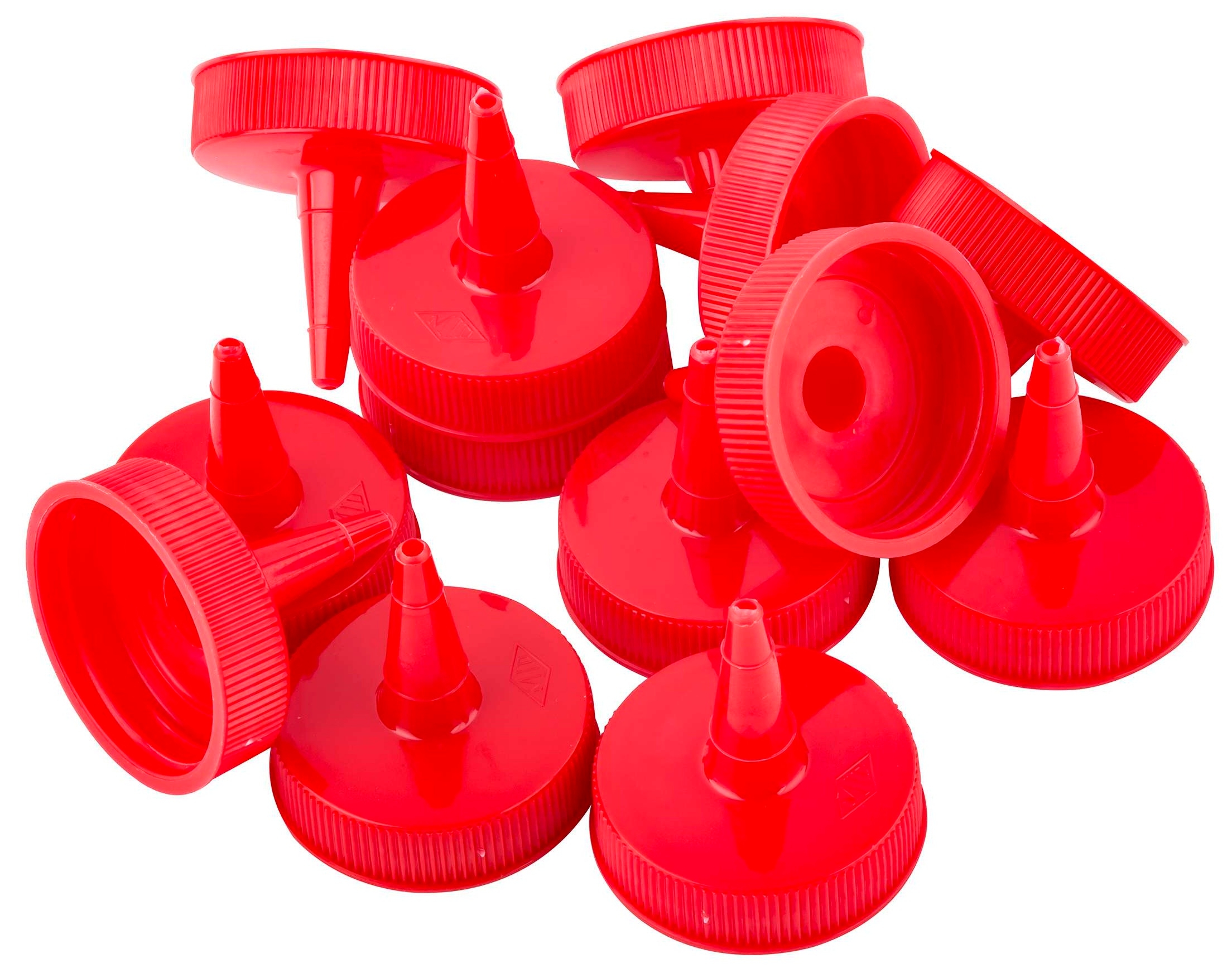 Tablecraft Red Squeeze Bottle Top, 38 Millimeter -- 12 Per Case