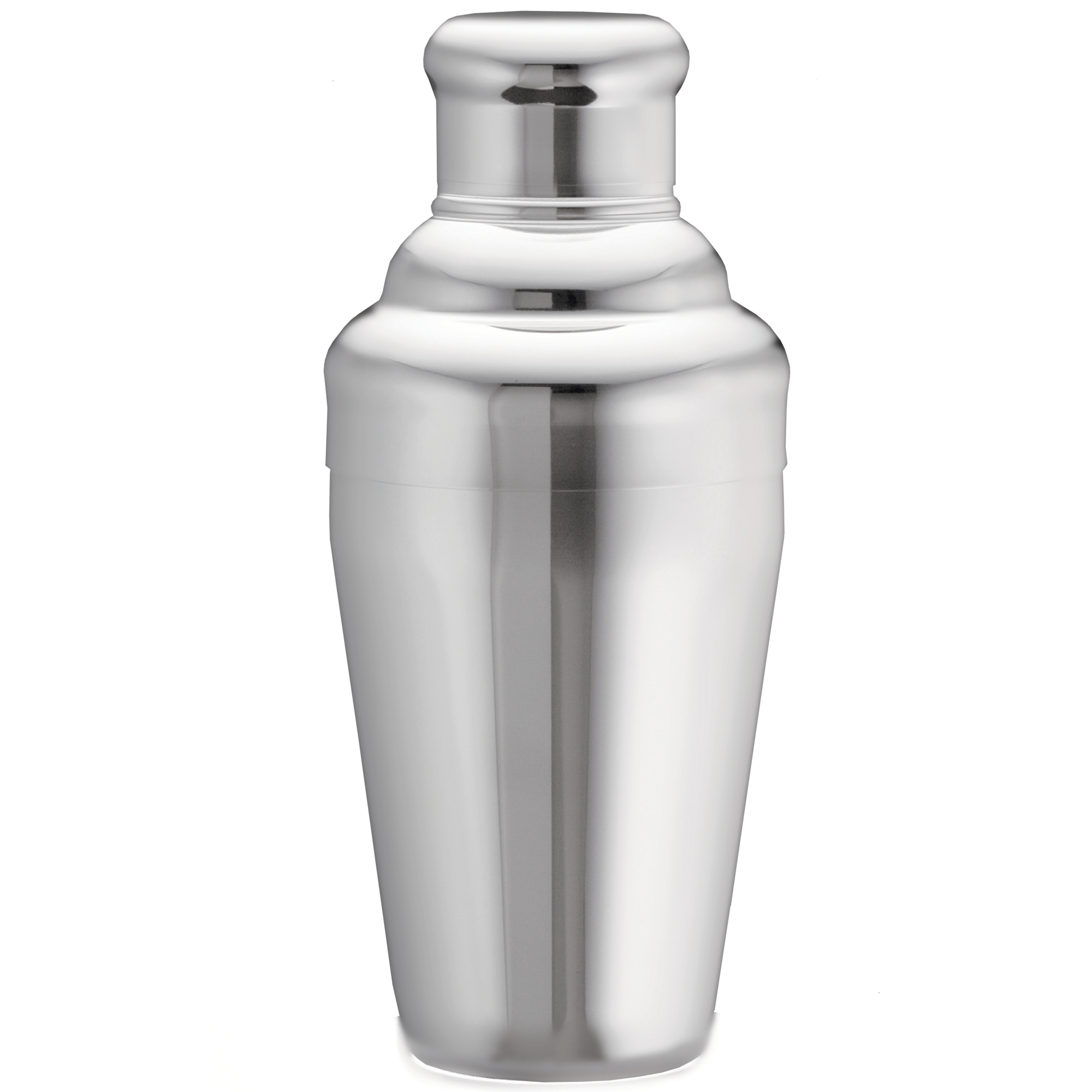Tablecraft Premium Stainless Steel 3 Piece Bar Cocktail Shaker Set, 24 Ounce Capacity -- 4 Per Case