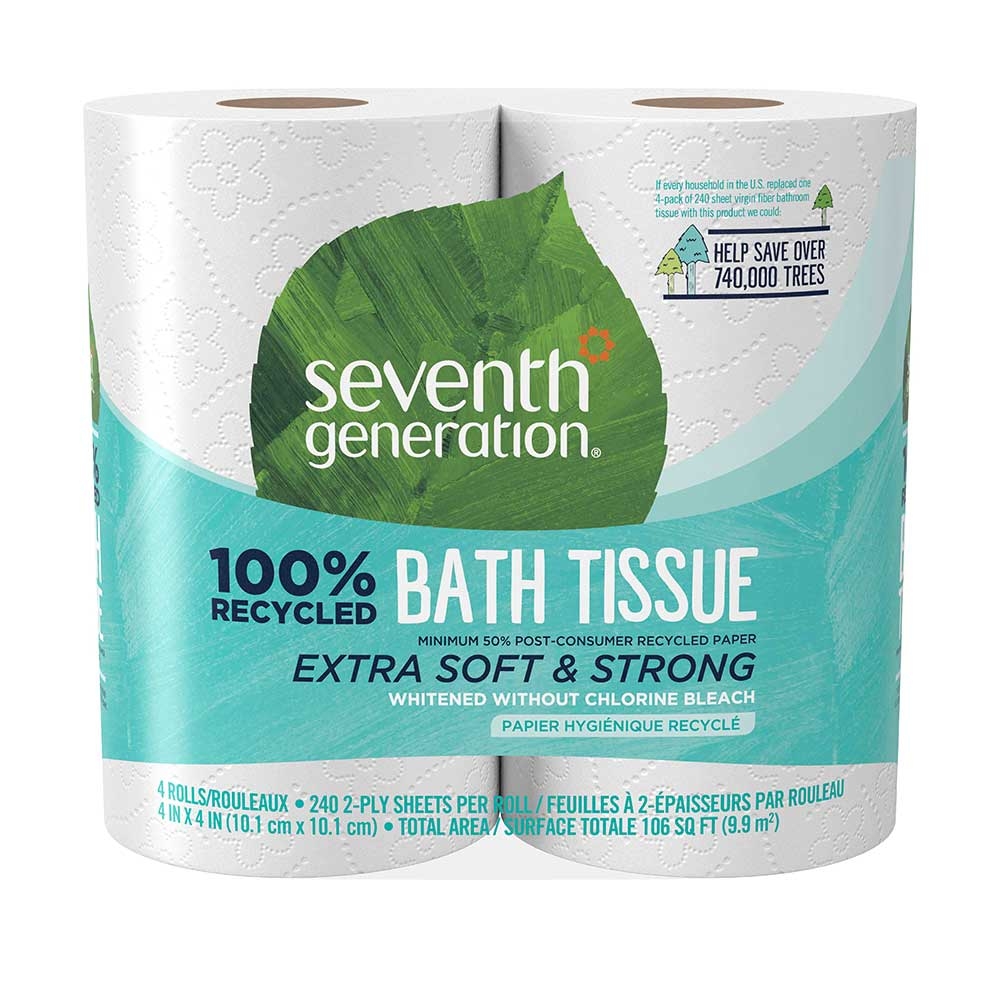 Seventh Generation Bathroom Tissue, 2 Ply 240 Sheets Per Rolls -- 36 Per Case