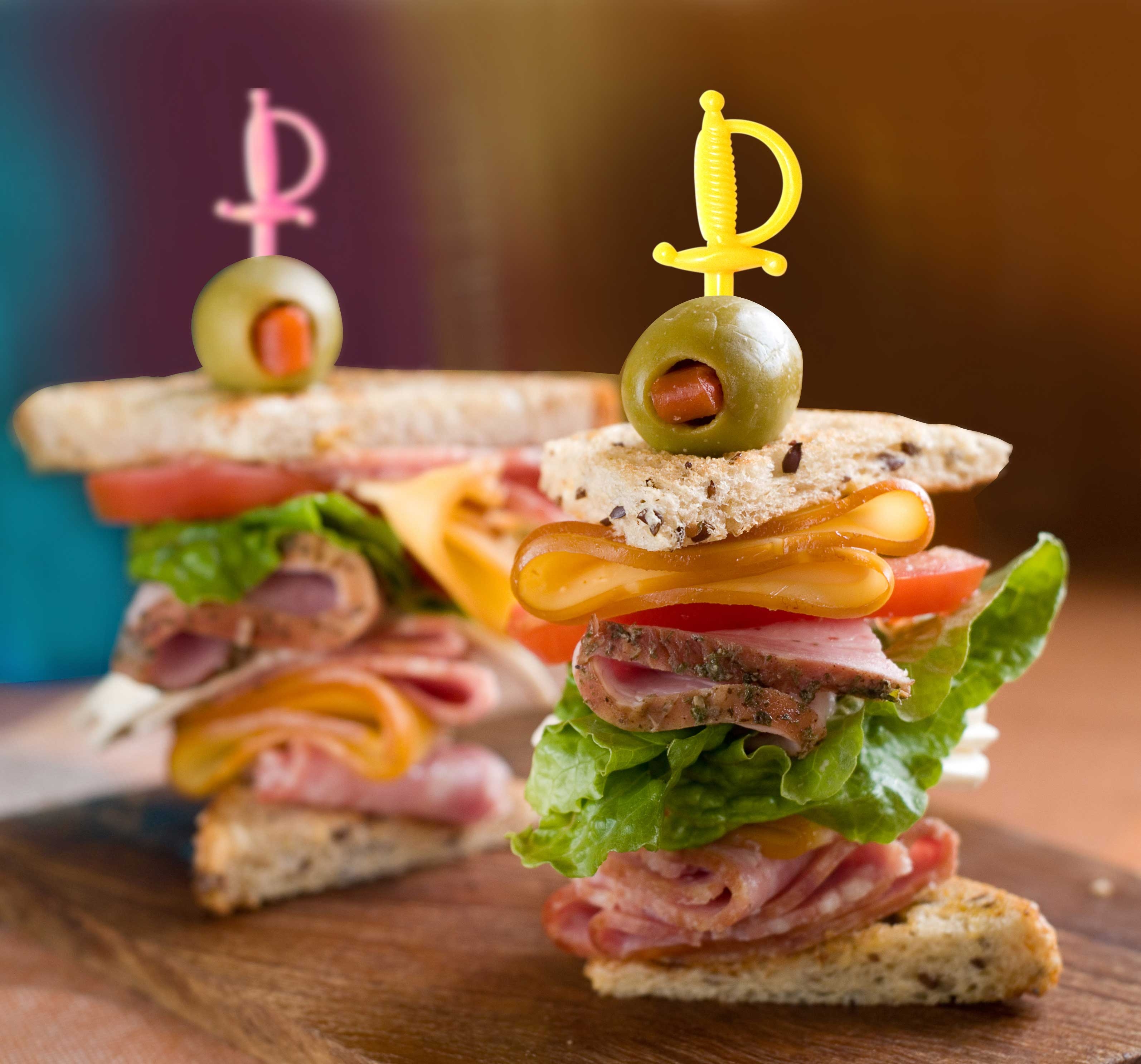 Handgards Assorted Color Disposable Plastic Sword Pick, 3 Inch -- 10000 Per Case