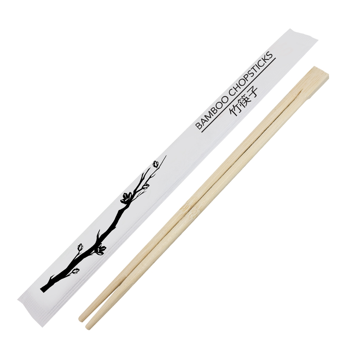 Handgards White Envelope Disposable Bamboo Chopstick, 9 Inch -- 1000 Per Case