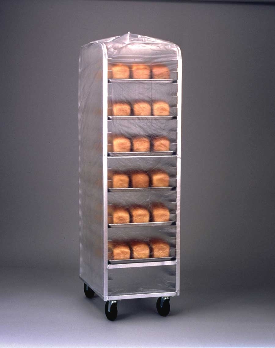 Tuffgards High Density Polyethylene Clear Roll Pack 52 X 80 Inch Bun Rack Cover, 50 Count