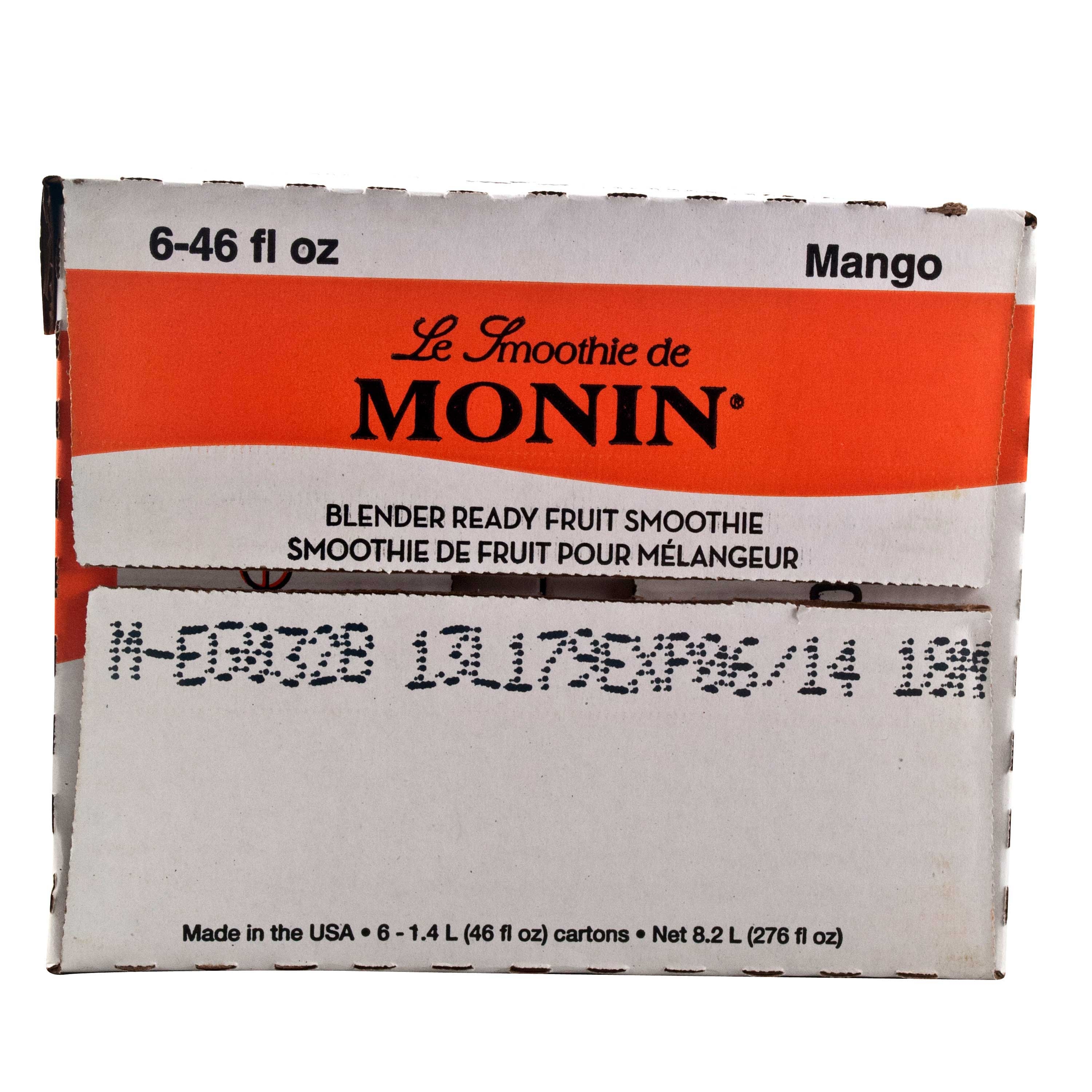 Monin Blender Ready Mango Fruit Smoothie Mix, 46 Ounce -- 6 Per Case
