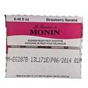 Monin Blender Ready Strawberry Banana Fruit Smoothie Mix, 46 Ounce -- 6 per case.