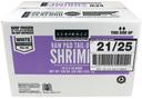 Seamazz 21/25 Tail On Raw White Shrimp Dotf, 20 Pound