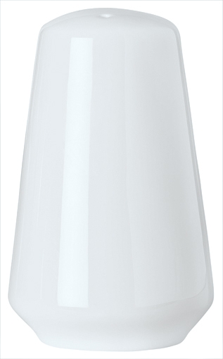 Syracuse China Aluma White Reflections Pepper Shaker -- 36 Per Case