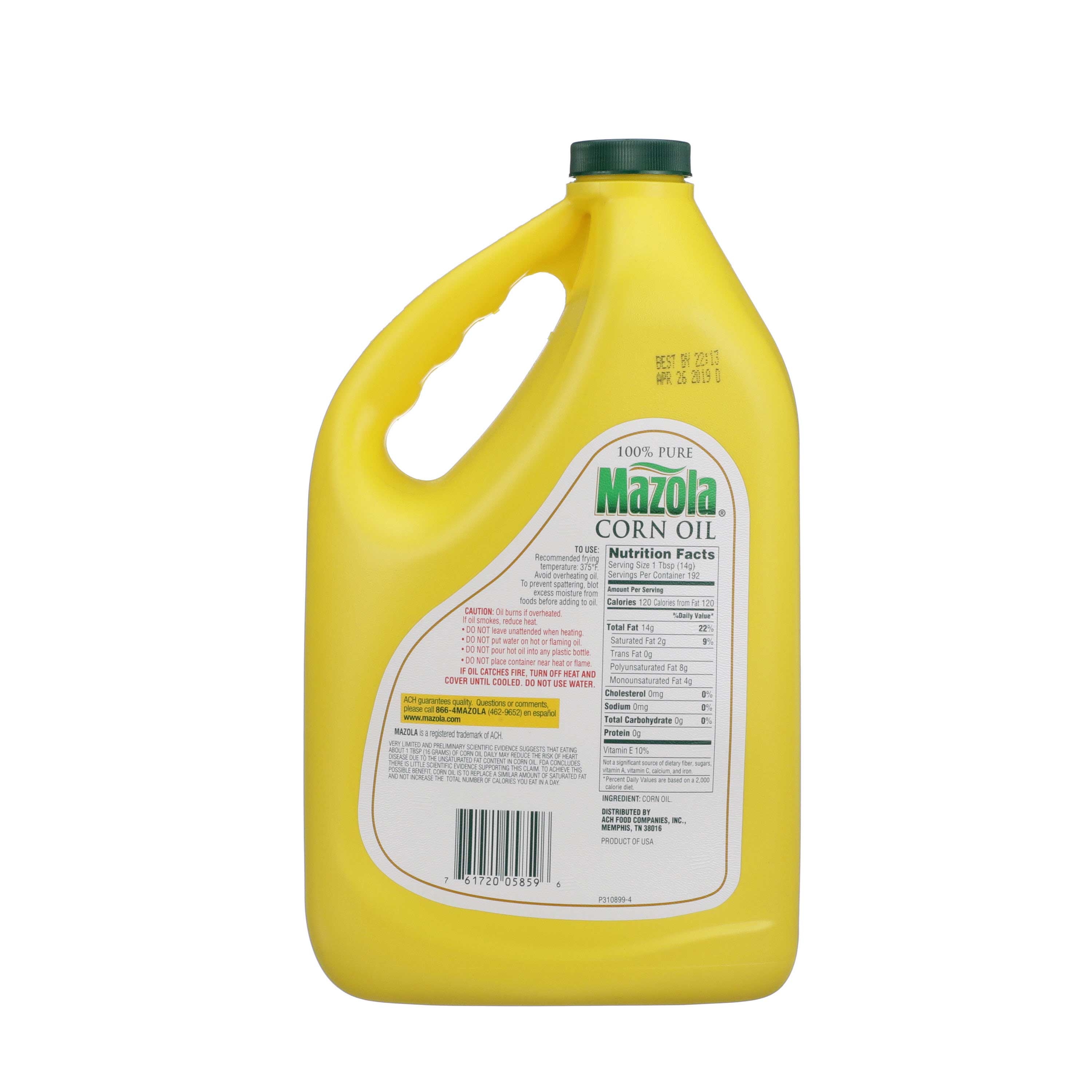 Mazola Corn Oil, 96 Ounce -- 1 Each