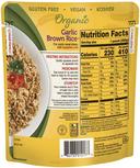 Tasty Bite Garlic Brown Rice, 8.8 Ounce -- 12 per case