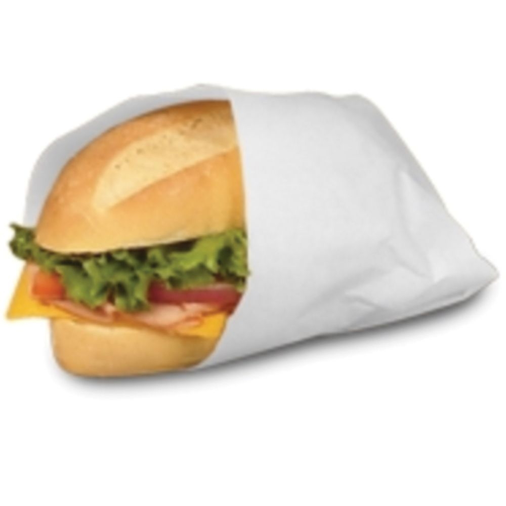 Bagcraft White Sandwich Wrap, 15 x 16 inch -- 3000 per case
