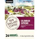 New England Coffee Colombian Supremo K-Cup Coffee Pod, 24 count -- 4 per case
