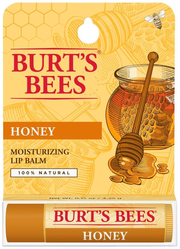 Burt's Bees Honey Moisturizing Lip Balm, 0.15 Ounce Blister -- 48 Per Case