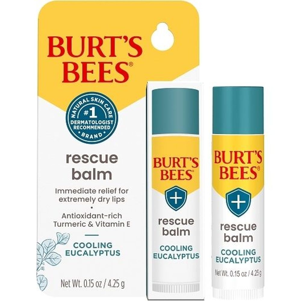 Burt's Bees Cooling Eucalyptus Rescue Balm, 0.15 Ounce -- 36 Per Case