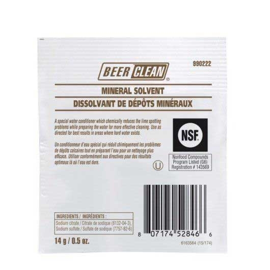 Diversey Beer Clean Mineral Solvent Powder, 0.5 Ounce -- 100 per case