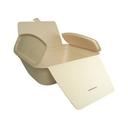 World Centric Unbleached Plant Fiber Compost A Pak 64 Ounce Flap Container, 50 count -- 4 per case