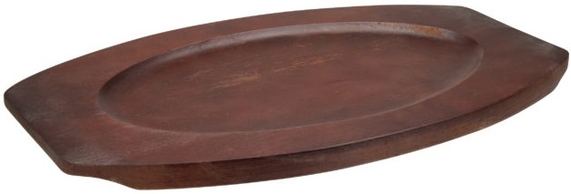 Winco Wooden Underliner For 12 Inch Aluminum Sizzle Platter -- 12 Per Case