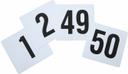 Winco Plastic 1-50 Table Numbers -- 100 per case