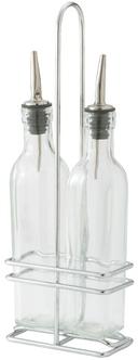 Winco Chrome Plated Cruet Rack for Oil/Vinegar Bottles -- 48 per case