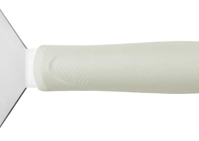 Winco White Polypropylene Handle Bakery Spatula, 7 15/16 x 1 1/4 inch -- 144 per case
