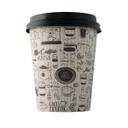 Empress Stock Good Day Print Paper Hot Cup, 12 Ounce Capacity -- 1000 per case