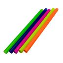 Empress 12mm Mixed Neon Wrapped Colossal Boba Straw, 9 inch -- 2000 per case.