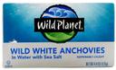 Wild Planet White Anchovies in Water, 4.375 Ounce -- 12 per case