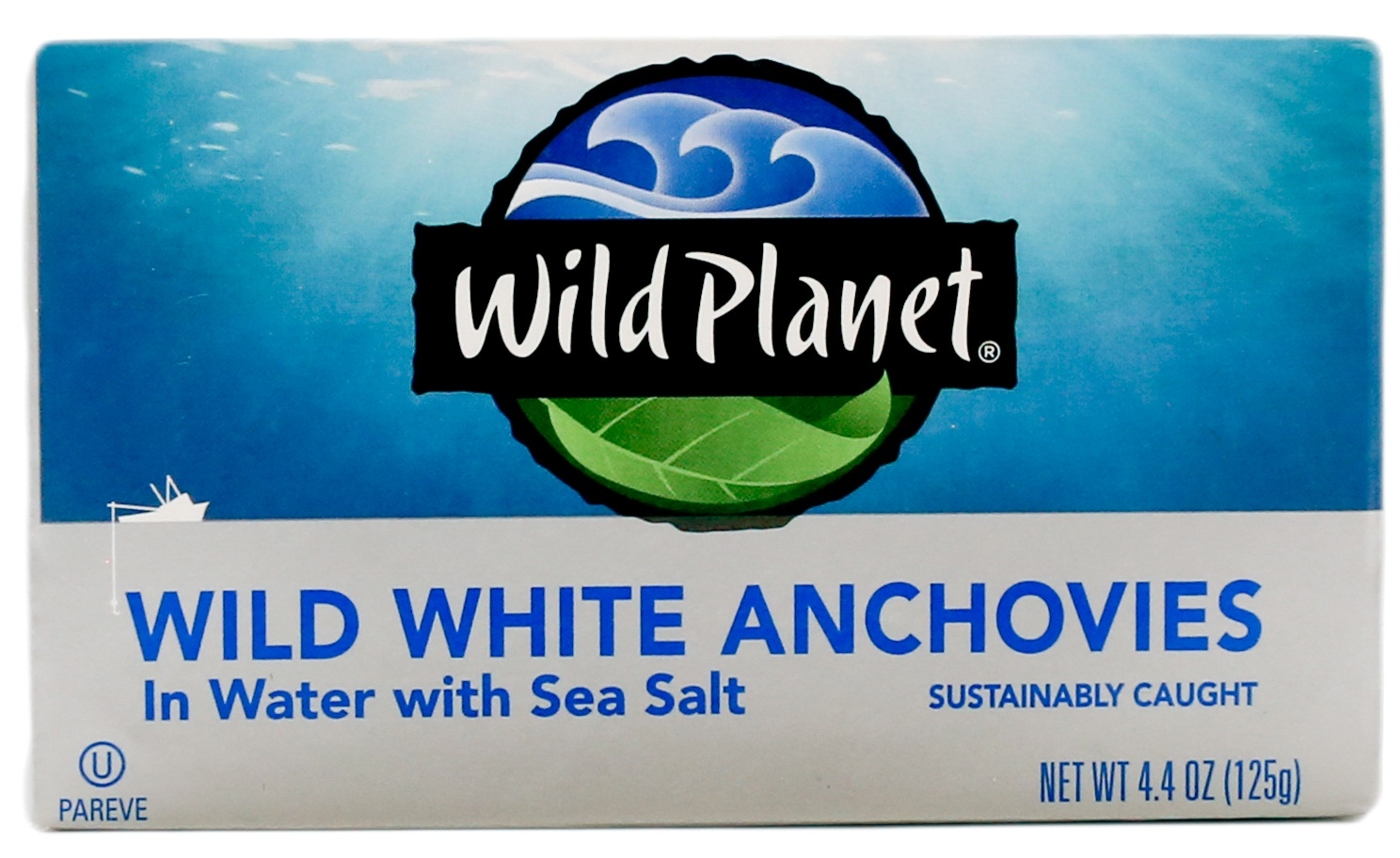 Wild Planet White Anchovies in Water, 4.375 Ounce -- 12 per case